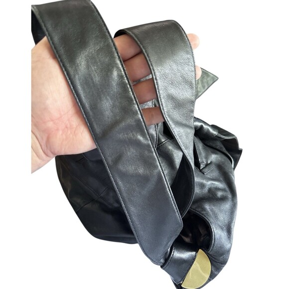 Vintage KOOBA  Large Soft Lambs Leather Shoulder Tote Boho Bag Carryall - Picture 4 of 8